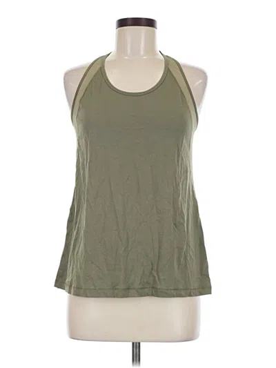Pre-owned Vsx Sport Tank Top Green Halter Neckline Tops
