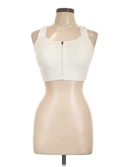 Pre-owned Vsx Sport Tank Top Ivory Halter Neckline Tops