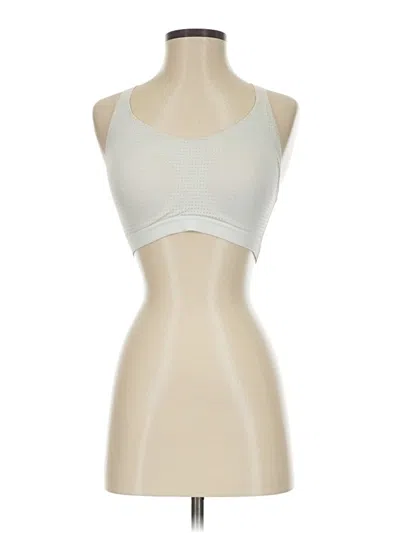Pre-owned Vsx Sport Tank Top Ivory Strapless Neckline Tops In White