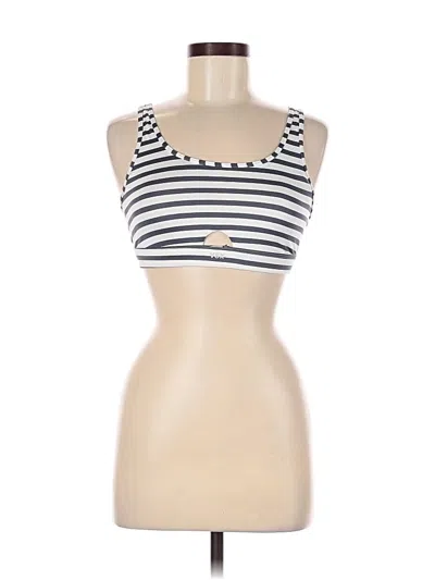Pre-owned Vsx Sport Tank Top Ivory Strapless Neckline Tops In White