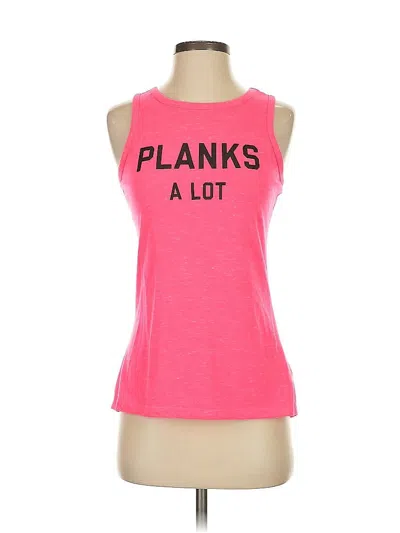 Pre-owned Vsx Sport Tank Top Pink Strapless Neckline Tops