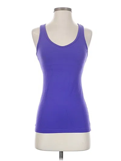 Pre-owned Vsx Sport Tank Top Purple Strapless Neckline Tops