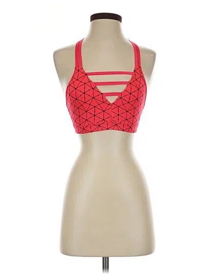 Pre-owned Vsx Sport Tank Top Red Halter Neckline Tops