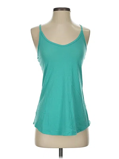 Pre-owned Vsx Sport Tank Top Teal Halter Neckline Tops In Blue