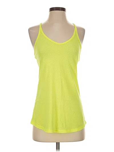 Pre-owned Vsx Sport Tank Top Yellow Halter Neckline Tops