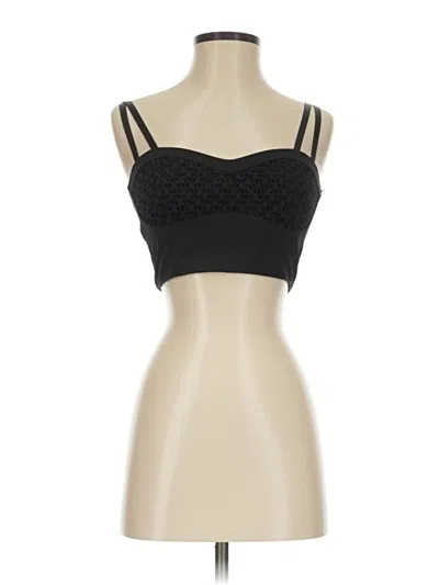Pre-owned Vsx Sport Tube Top Black Strapless Neckline Tops