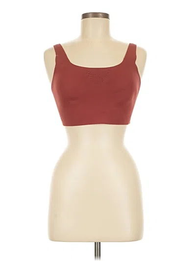 Pre-owned Vsx Sport Tube Top Burgundy Strapless Neckline Tops