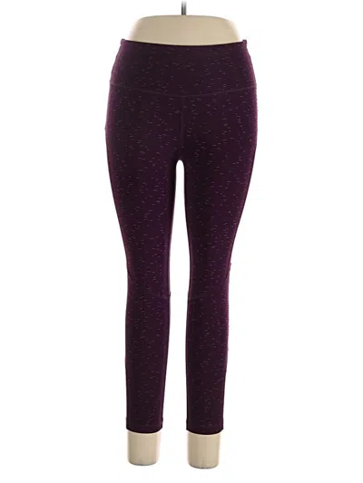Pre-owned Vsx Sport Yoga Pants In Burgundy