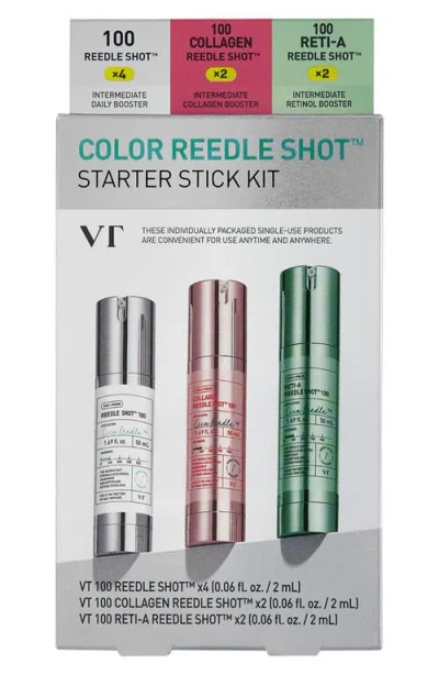 Vt Cosmetics Color Reedle Shot Starter Kit In Silver