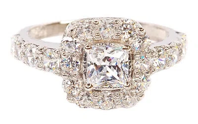 Pre-owned Vt Gems 3.10 Carat 14kt White Gold Princess Shape Solitaire Women's Wedding Ring In D