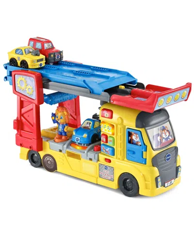Vtech 3-in-1 Race & Repair Hauler Interactive Learning Vehicle Playset With Car Recognition, Counting & Re In No Color