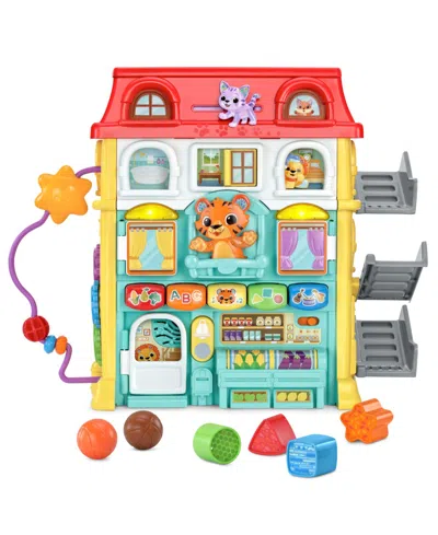 Vtech Up & Down Activity Town Interactive Learning Activity Center With Shapes, Colors, Letters & Fine Mot In No Color