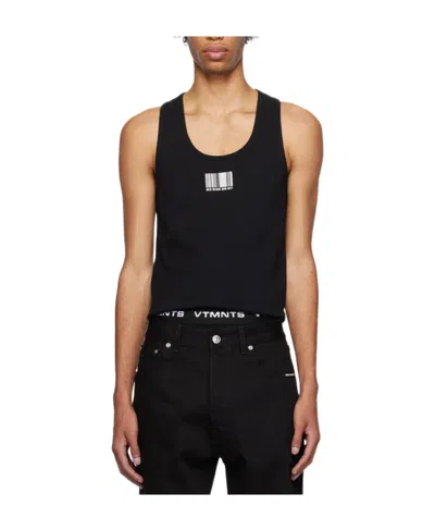 Vtmnts Barcode Logo Vest In Black