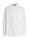Vtmnts 'shirt Striped Collar Buttoned Pocket Front' In White