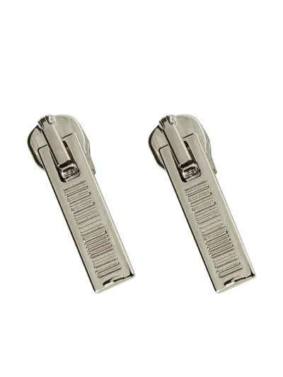 VTMNTS ZIPPER-MOTIF EARINGS
