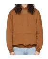 Vtmnts Brown Big Rubber Patch Hoodie In Brown