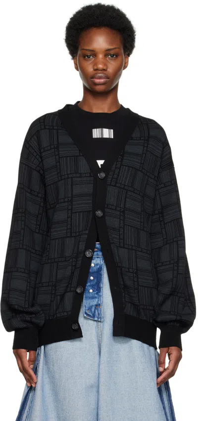 Vtmnts Black Barcode Cardigan