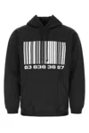 VTMNTS VTMNTS BLACK COTTON BLEND SWEATSHIRT