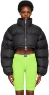 Vtmnts Puffer Down Jacket In Black
