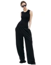 Vtmnts Black Embroidered Sweatpants In Black