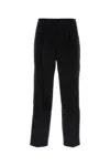 Vtmnts Black Wool Trousers In Black