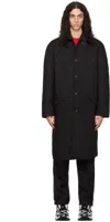 Vtmnts Quilted Hunter Coat In Black