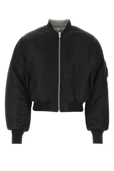 VTMNTS BLACK PADDED BOMBER JACKET