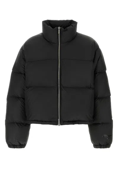 VTMNTS BLACK POLYESTER DOWN JACKET