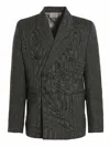 Vtmnts Tailored Double Breasted Blazer In Green