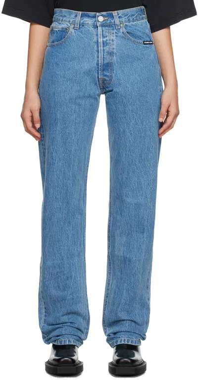 Vtmnts Blue Faded Jeans