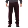 Vtmnts Bordeaux Acid Wash Jeans In Burgundy