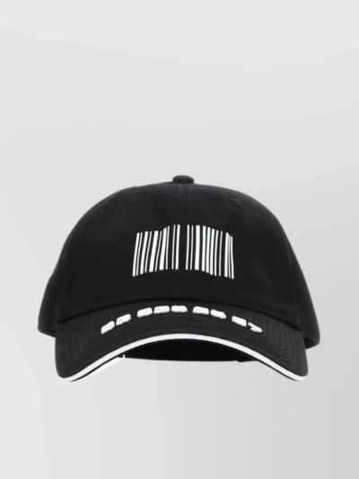 Vtmnts Brim Curve Embroidered Ventilation Hat In Black