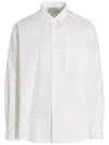 Vtmnts 'shirt Striped Collar Buttoned Pocket Front' In White
