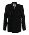 Vtmnts Double-breasted Suit Jacket In Black