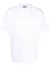 Vtmnts Dripping-barcode T-shirt In White