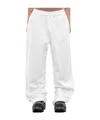 Vtmnts Elastic Waist Sweatpants In White