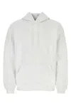 Vtmnts Oversize Cotton-blend Sweatshirt In White