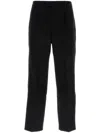 Vtmnts Black Wool Trousers In Black
