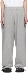 VTMNTS GRAY EMBROIDERED SWEATPANTS