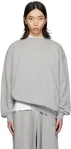 VTMNTS GRAY EMBROIDERED SWEATSHIRT