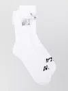 Vtmnts Knit Lace Trim Mid-calf Ribbed Socks