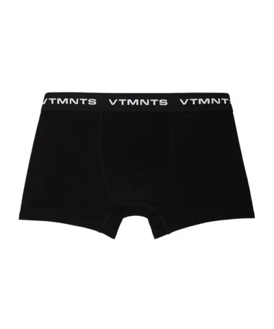Vtmnts Logo Boxer Panties In Black