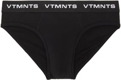 Vtmnts Logo Briefs In Black