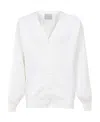Vtmnts Man Cardigan Ivory Size Xl Merino Wool In White