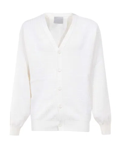 VTMNTS LOGO KNITTED CARDIGAN