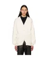 Vtmnts White Barcode Cardigan In White