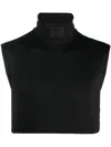 Vtmnts Logo-patch Cropped Vest In Black