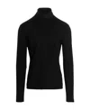 Vtmnts Logo-patch Roll-neck Jumper In Black