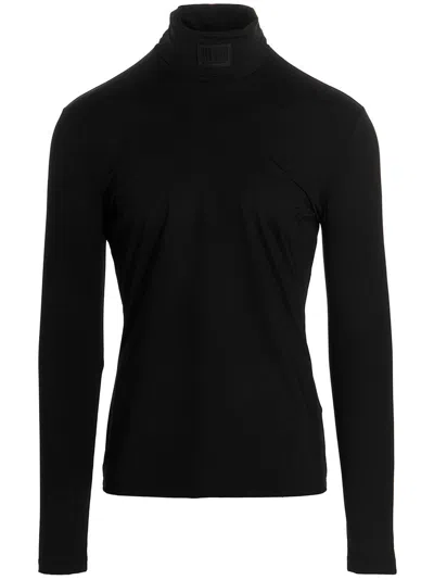 Vtmnts Logo Stretch Lycra Sweater In Black