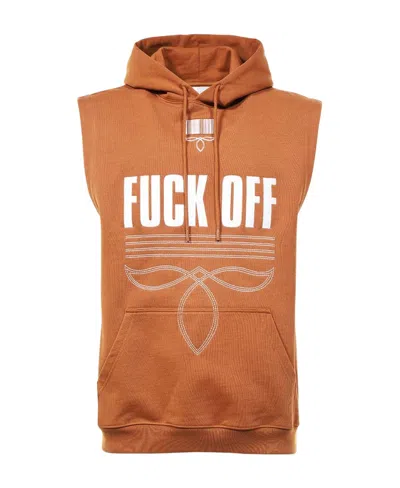 Vtmnts Logo Sweater In Brown